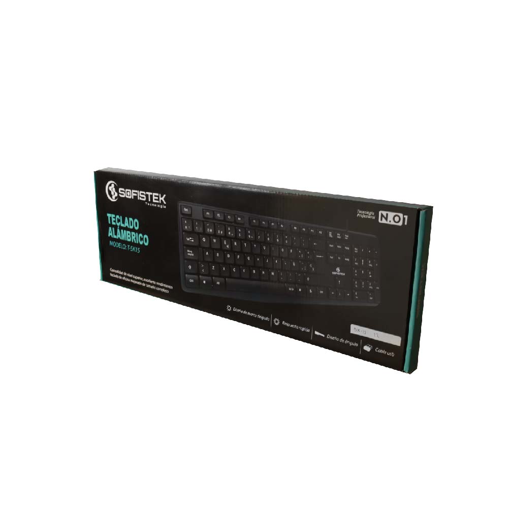 TECLADO DE OFICINA T-SK15
