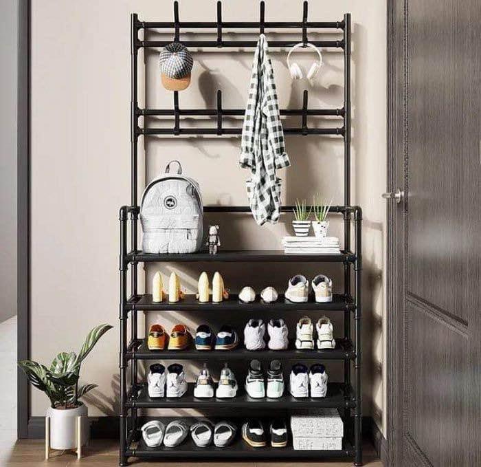 Miniatura 3 de Organizador Perchero Zapatero 5 Niveles.