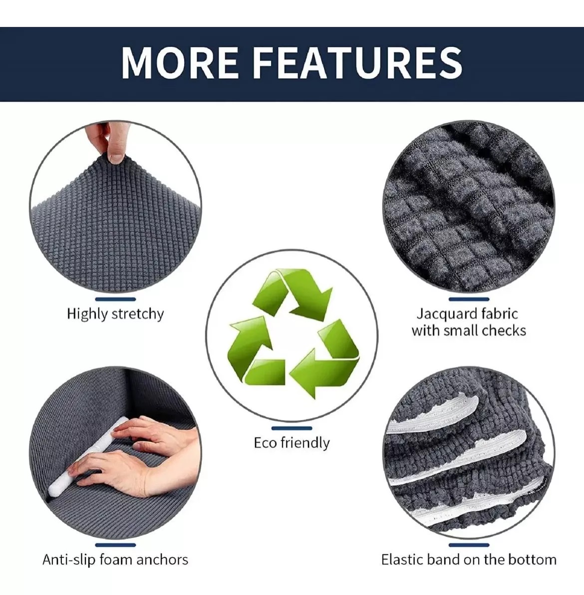 Miniatura 4 de Protector Funda SOFA 2 PUESTOS ELASTICO