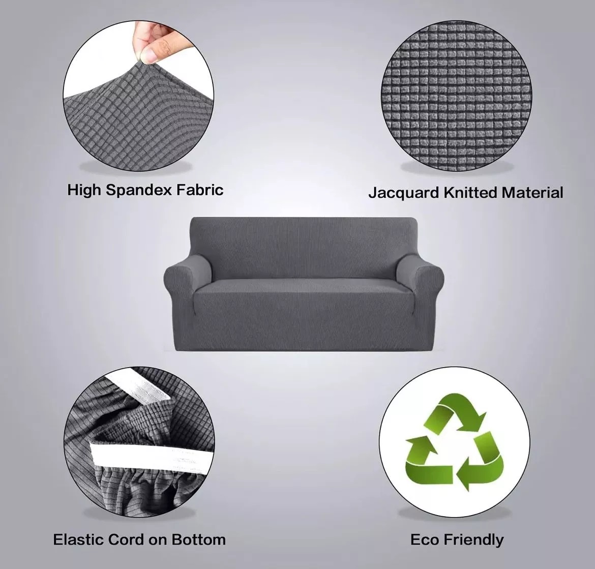 Miniatura 7 de Protector Funda SOFA 2 PUESTOS ELASTICO