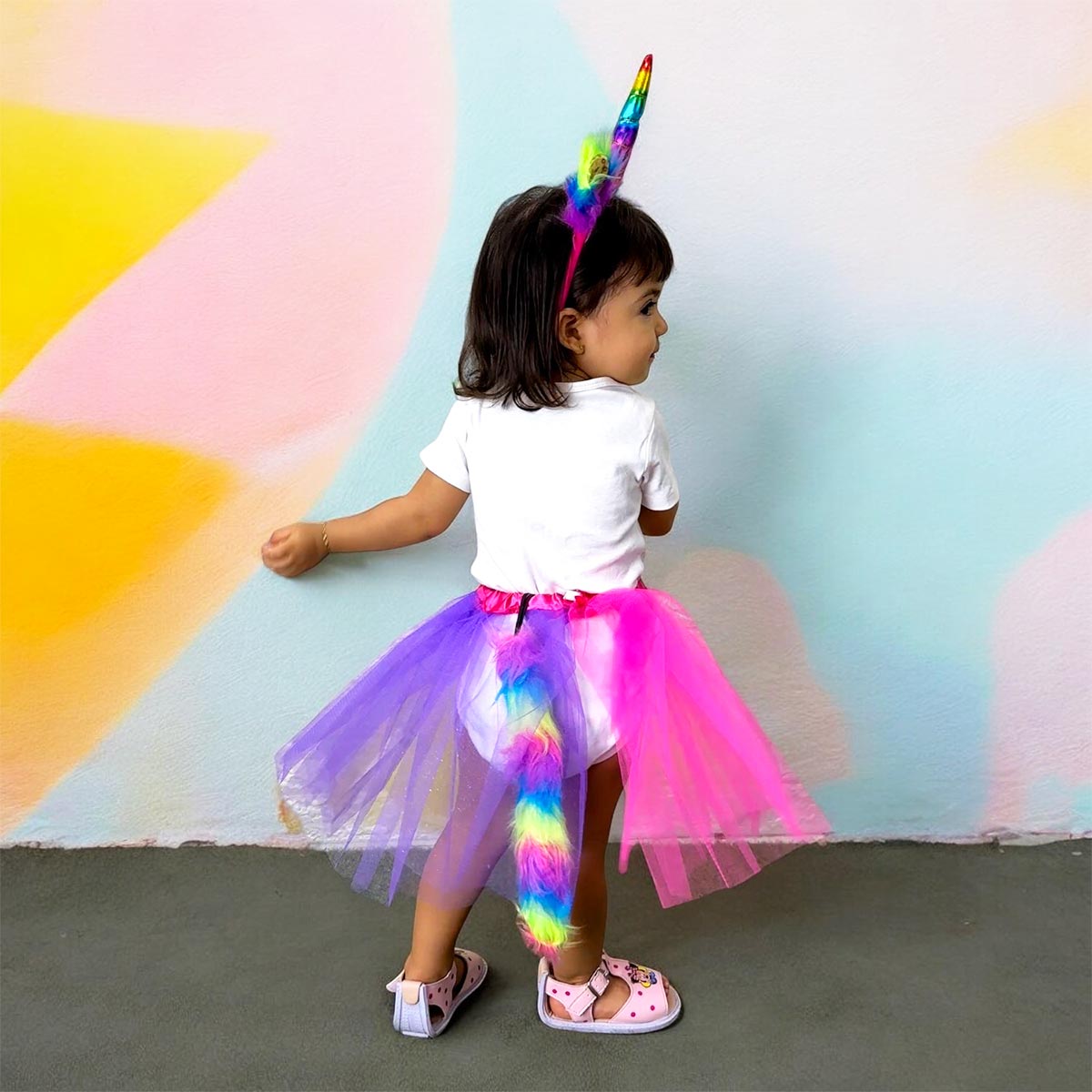 Miniatura 4 de Disfraz Unicornio Arcoiris OF-1486