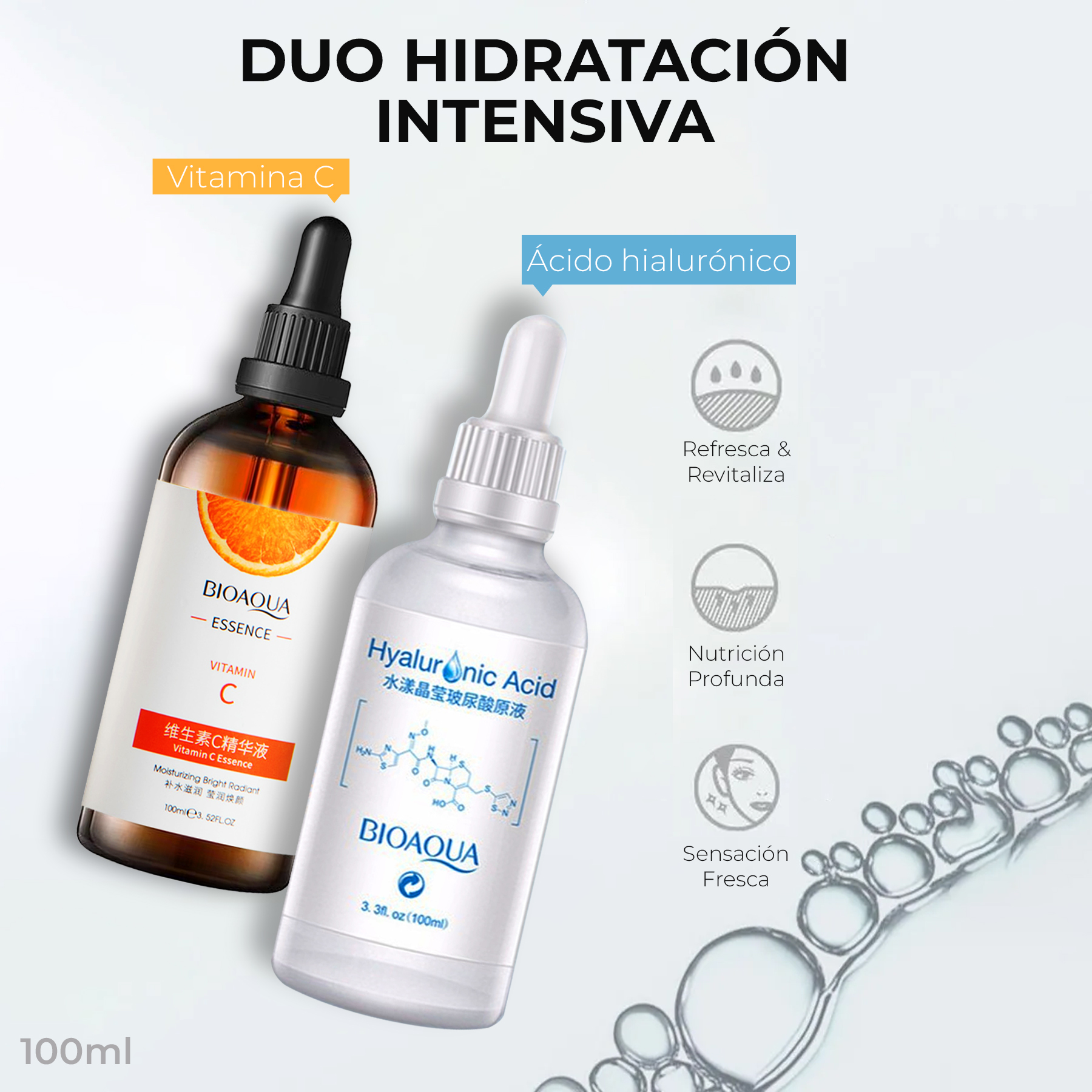 COMBO HIDRATACION INTENSIVA BIOAQU 200ML