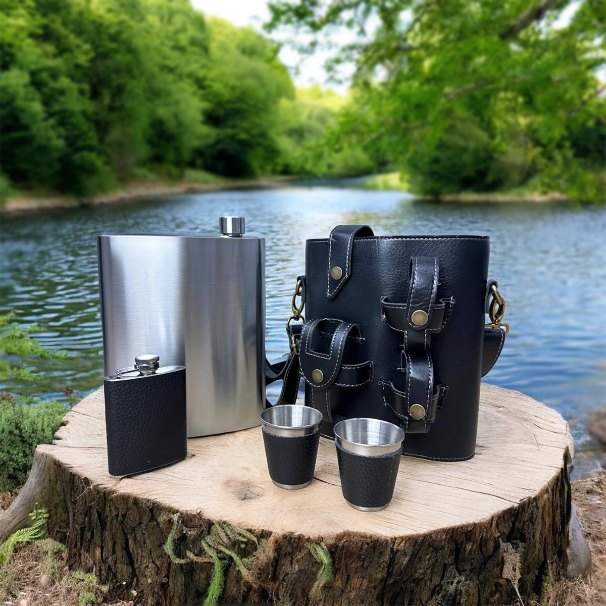 Miniatura 3 de Whiskeras Cantimploras Estuche MR-20