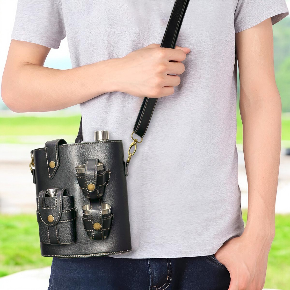 Miniatura 2 de Whiskeras Cantimploras Estuche MR-20