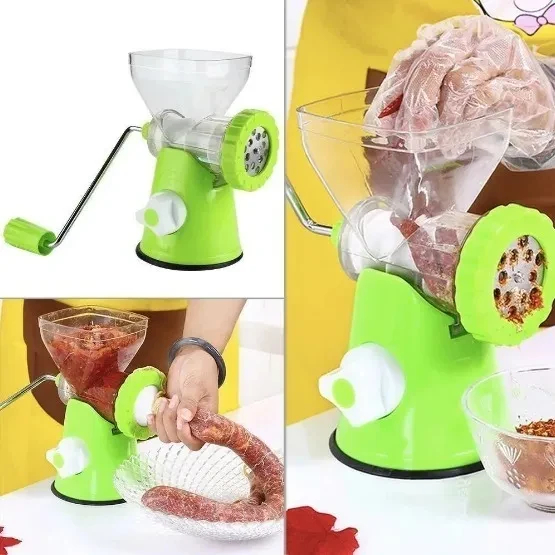 Miniatura 2 de Molino De Carne Manual Casero Multiusos