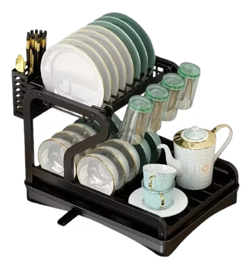 Miniatura 3 de Organizador Y Escurridor Platos Loza