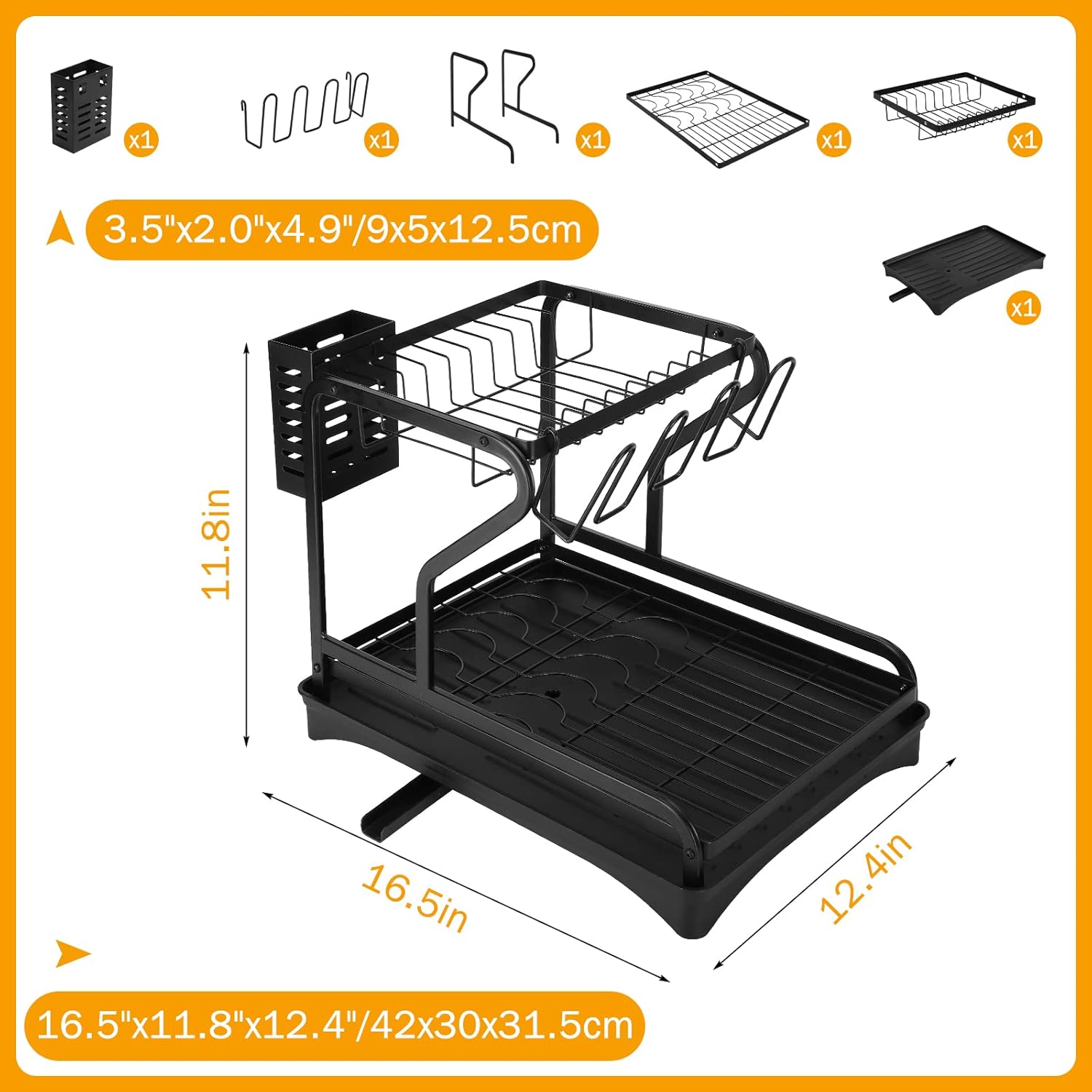 Organizador Y Escurridor Platos Loza