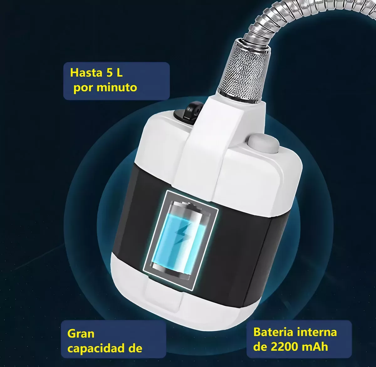 Miniatura 4 de Ducha Regadera Portátil Recargable