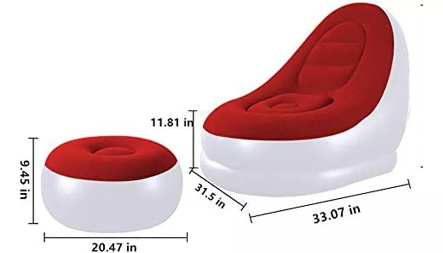 Sillón Inflable Puff Cómodo 🛋️ - ¡Descanso a tu alcance! 2