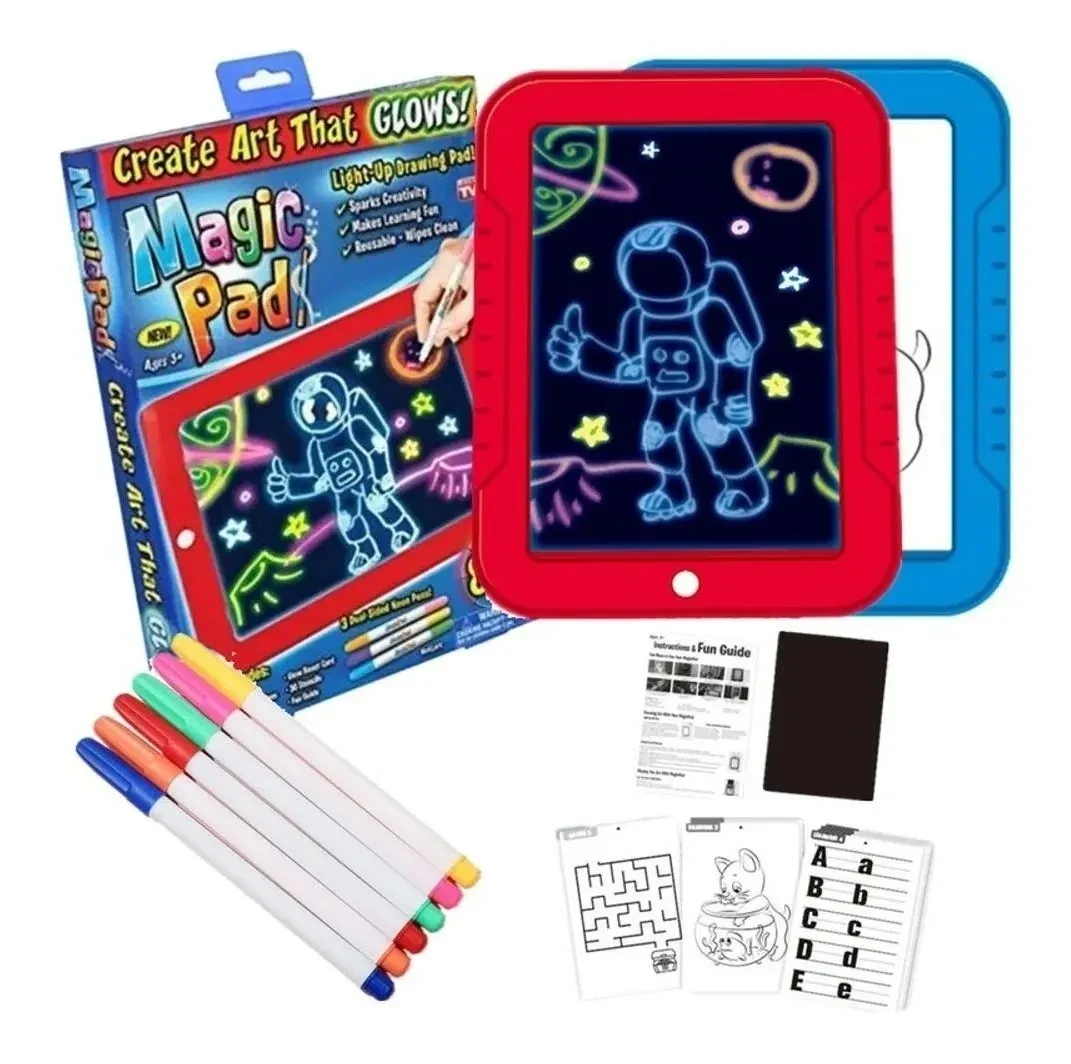 Miniatura 3 de Magic Pad Con Luz Led + Marcadores