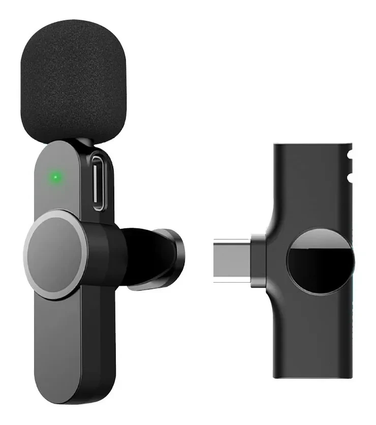 Microfono Inalambrico Tipo C y Iphone