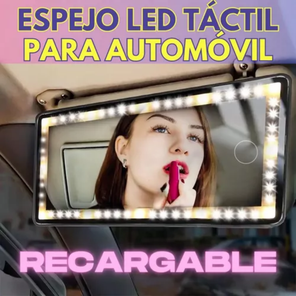Miniatura 5 de Espejo Luz Led Parasol Para Carro