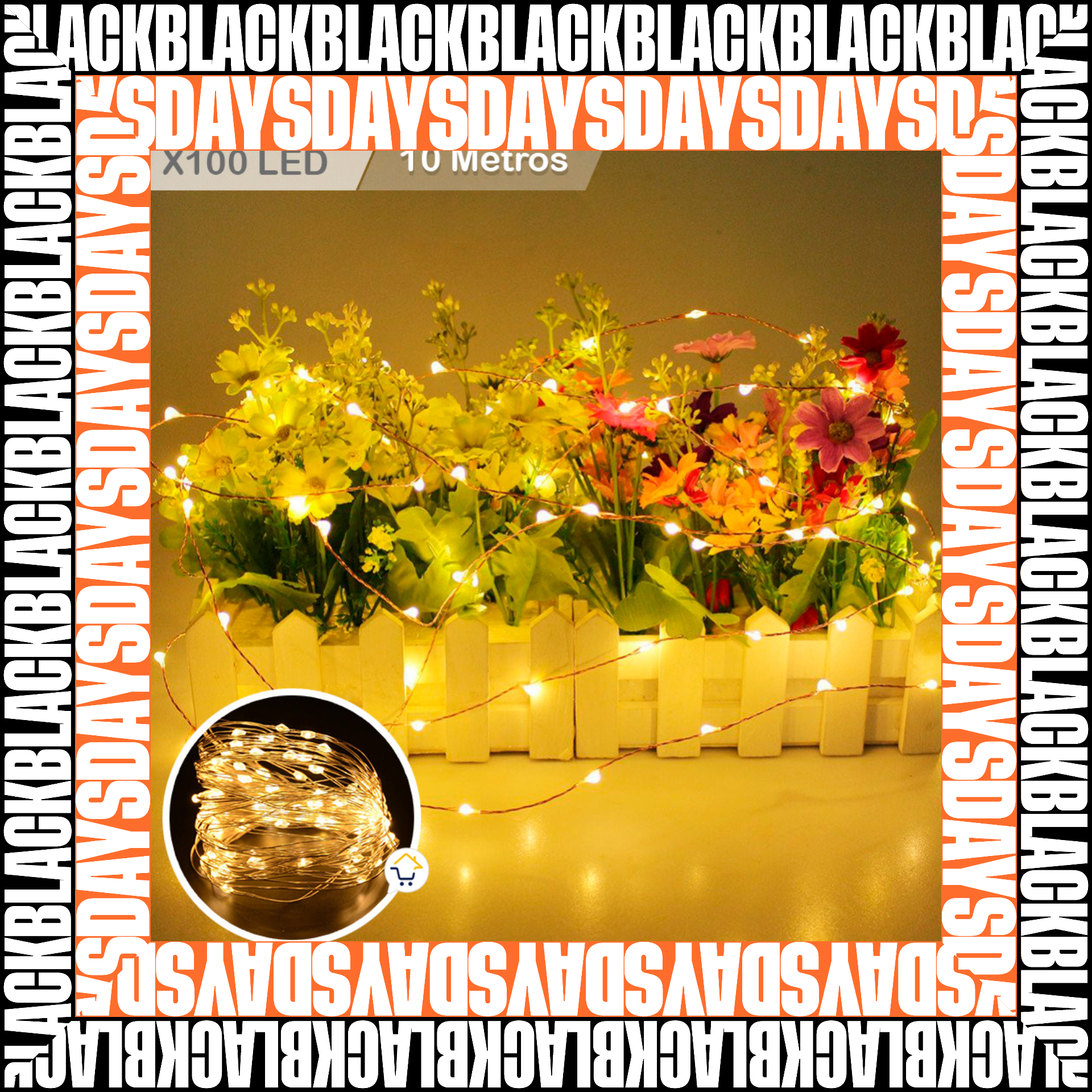 Micro LED Lineal 10m 1540C Black Days