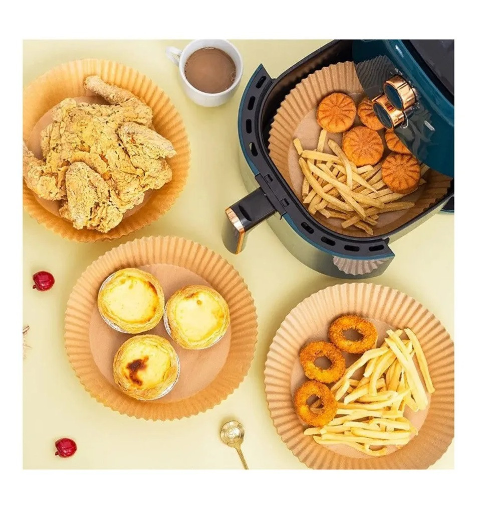 Miniatura 7 de Papel encerado Para Olla Freidora x100