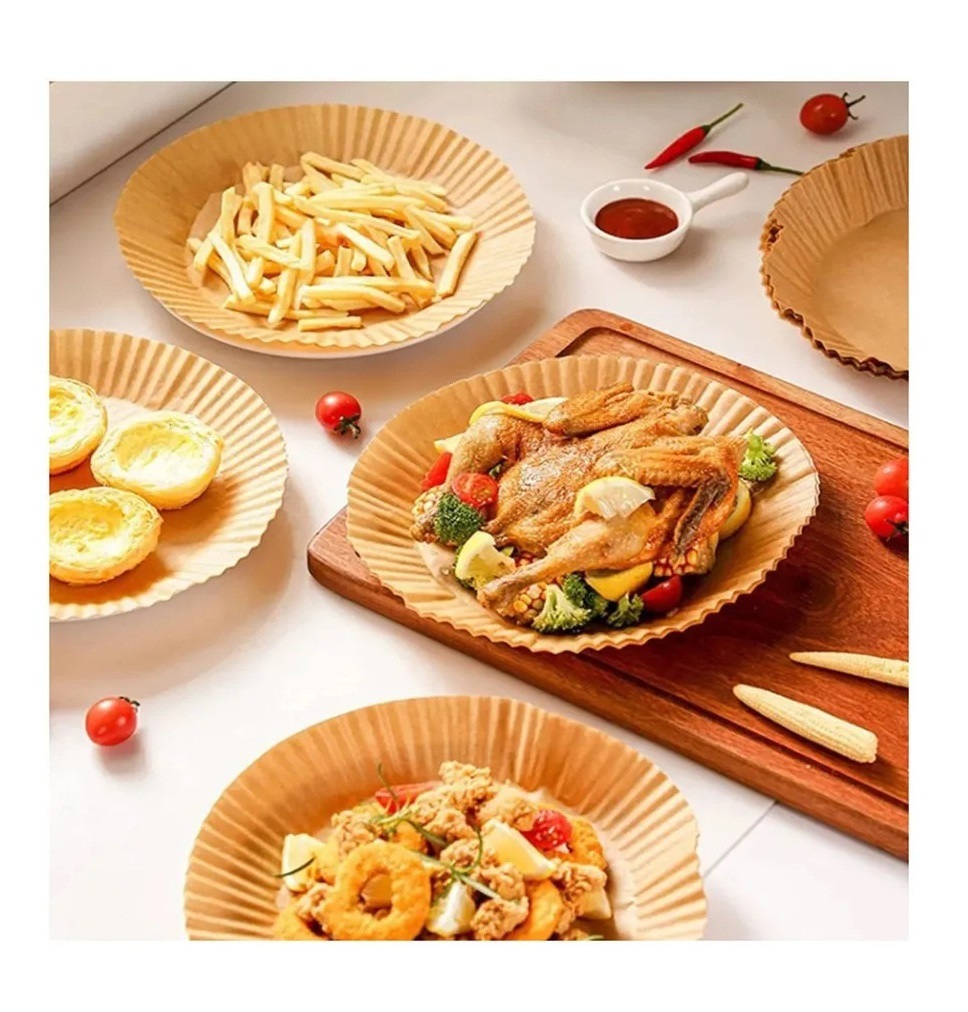 Miniatura 4 de Papel encerado Para Olla Freidora x100