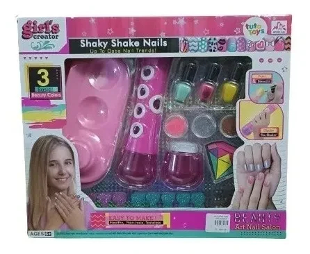 Set Kit Belleza Uñas Manicure Niñas