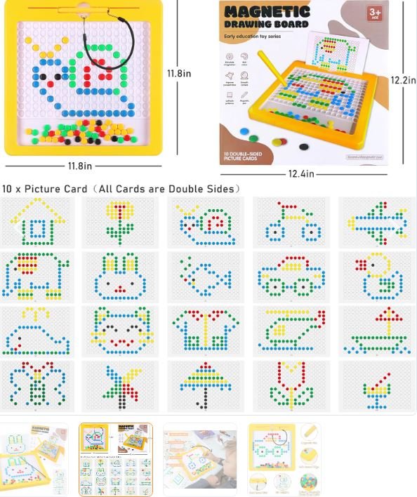 Miniatura 3 de 💥🧩TABLERO MAGNÉTICO DE DIBUJO 🧩💥