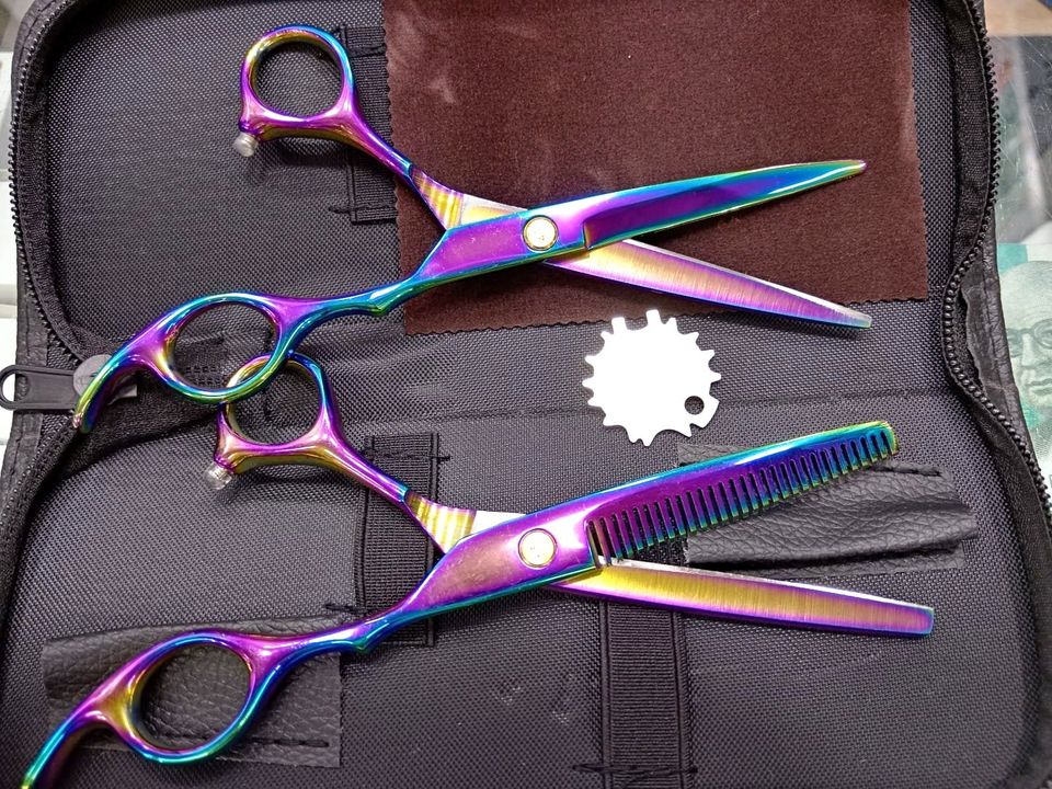 Miniatura 1 de set de tijeras barberas