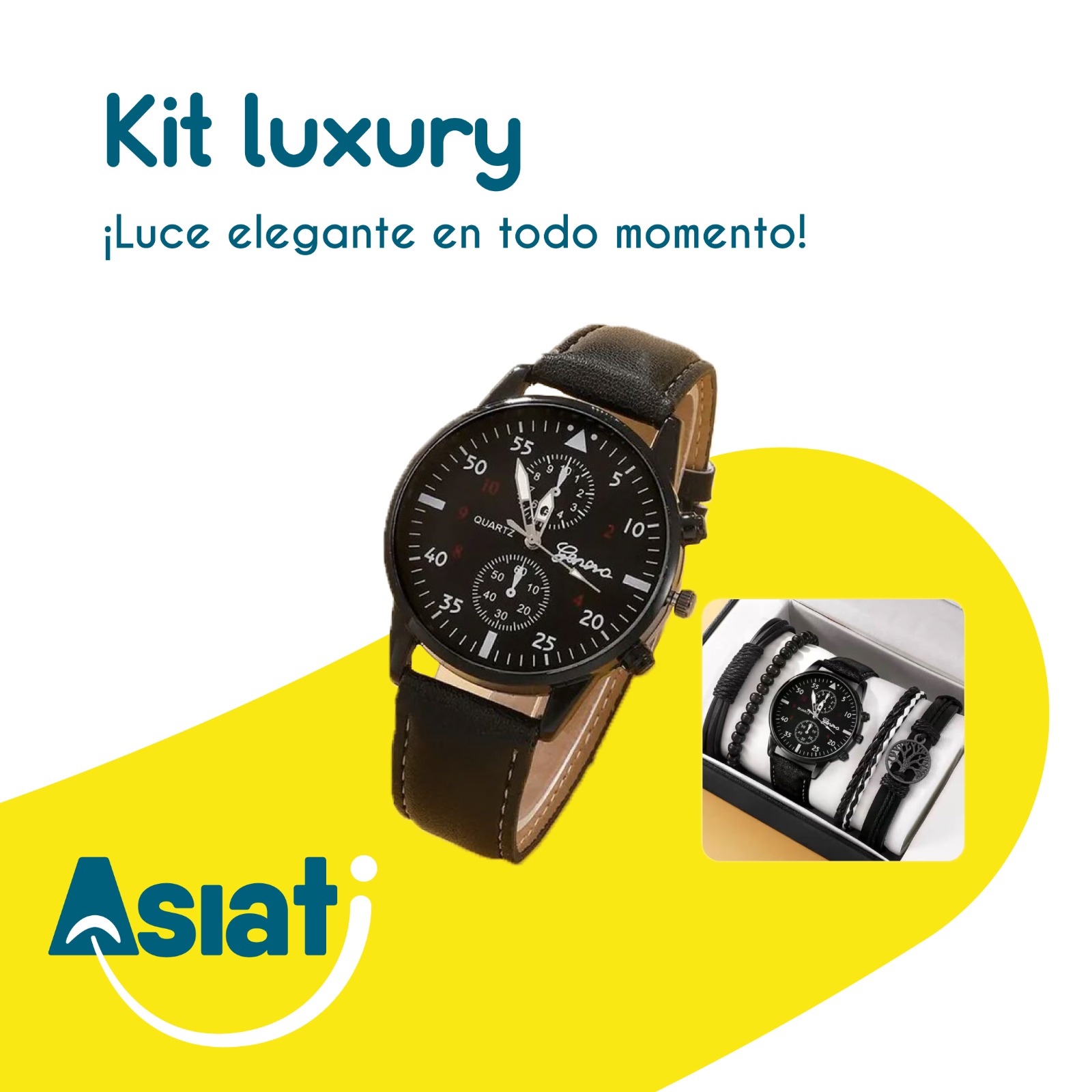 SET RELOJ HOMBRE