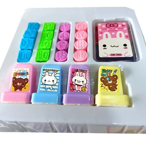 Set Sellos Infantiles Princesas 21Pcs