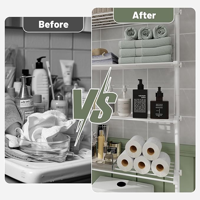 Miniatura 2 de 🚽Organizador De Baño De 3 Niveles🧻