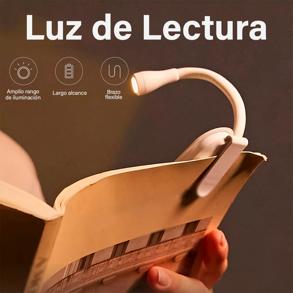 Miniatura 5 de Lampara Clip Recargable 3 Modos C15