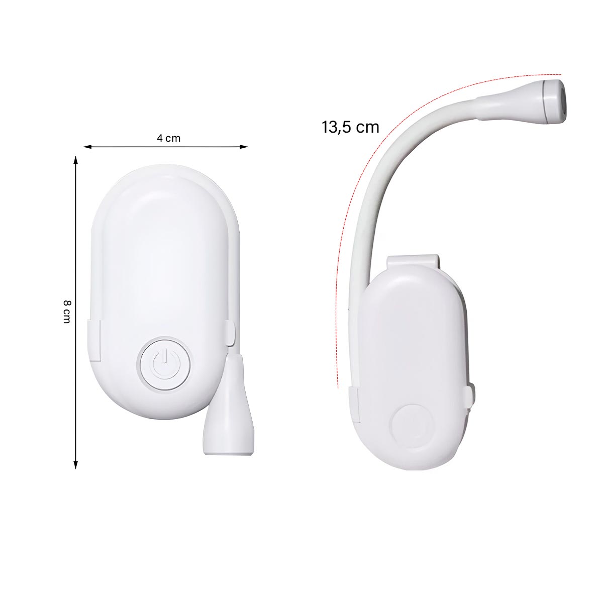 Lampara Clip Recargable 3 Modos C15