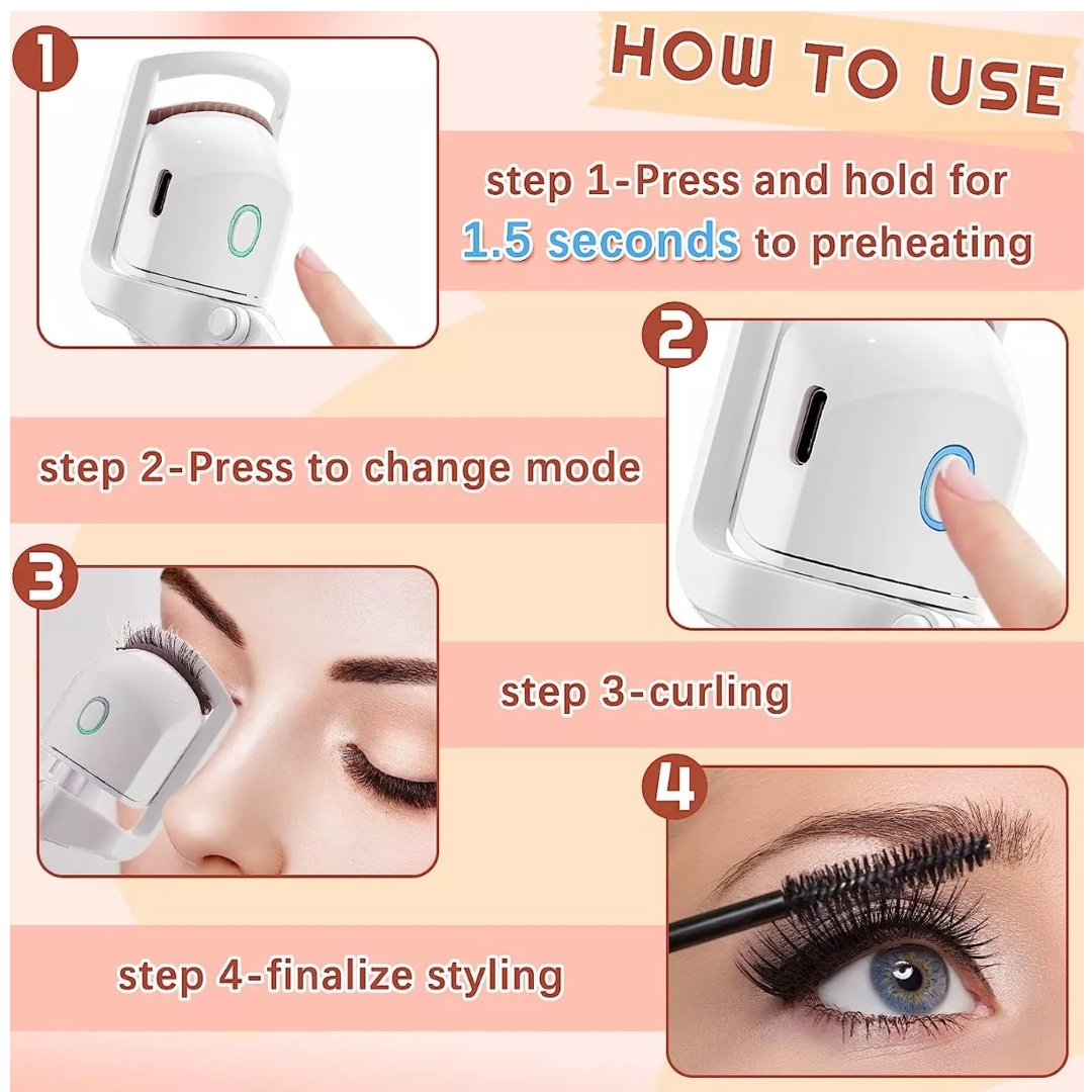 Vista 8 de Encrespador Electrico Pestañas