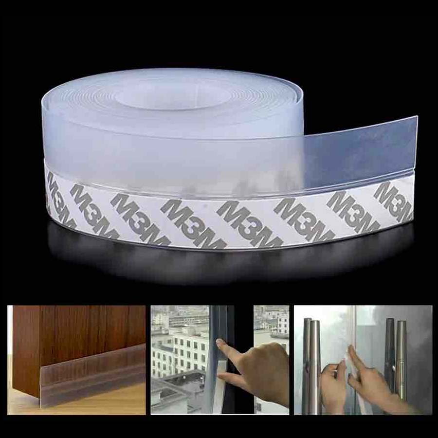 Cinta De Sellado Para Ventanas Autoadhesiva - 5 Cm X 10 M, Transparente, Impermeable, Bloquea Aire Y Polvo