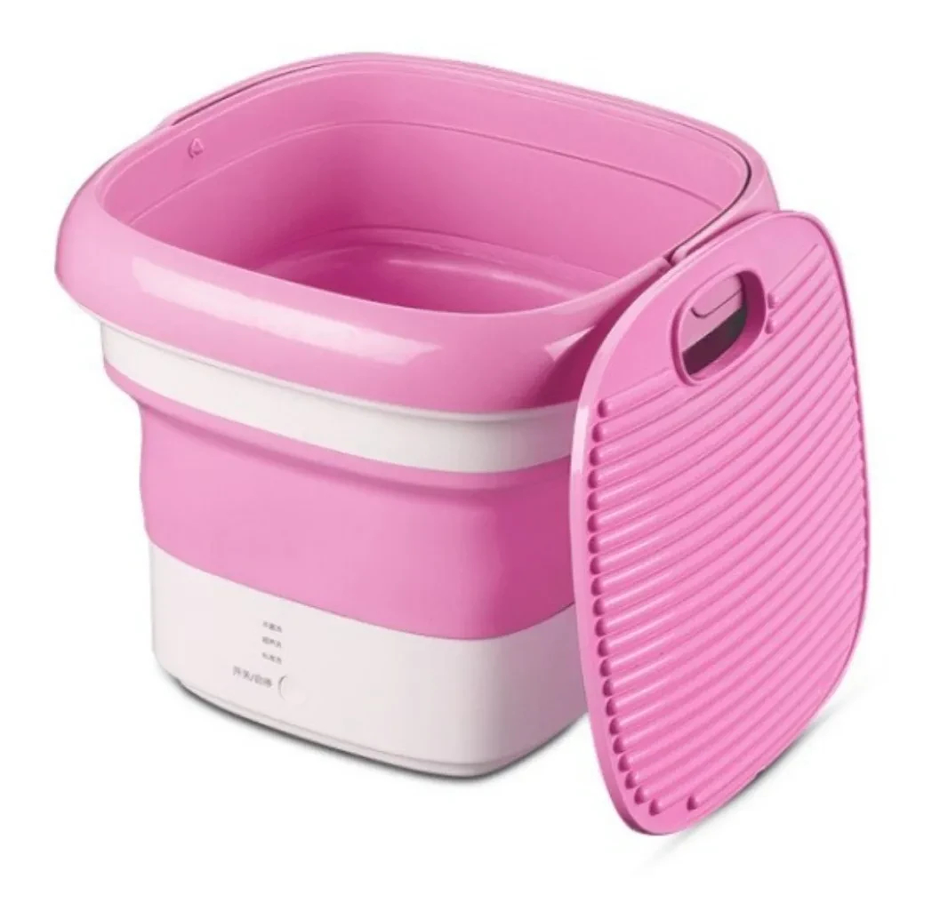 Mini Lavadora Portatil Plegable De Viaje