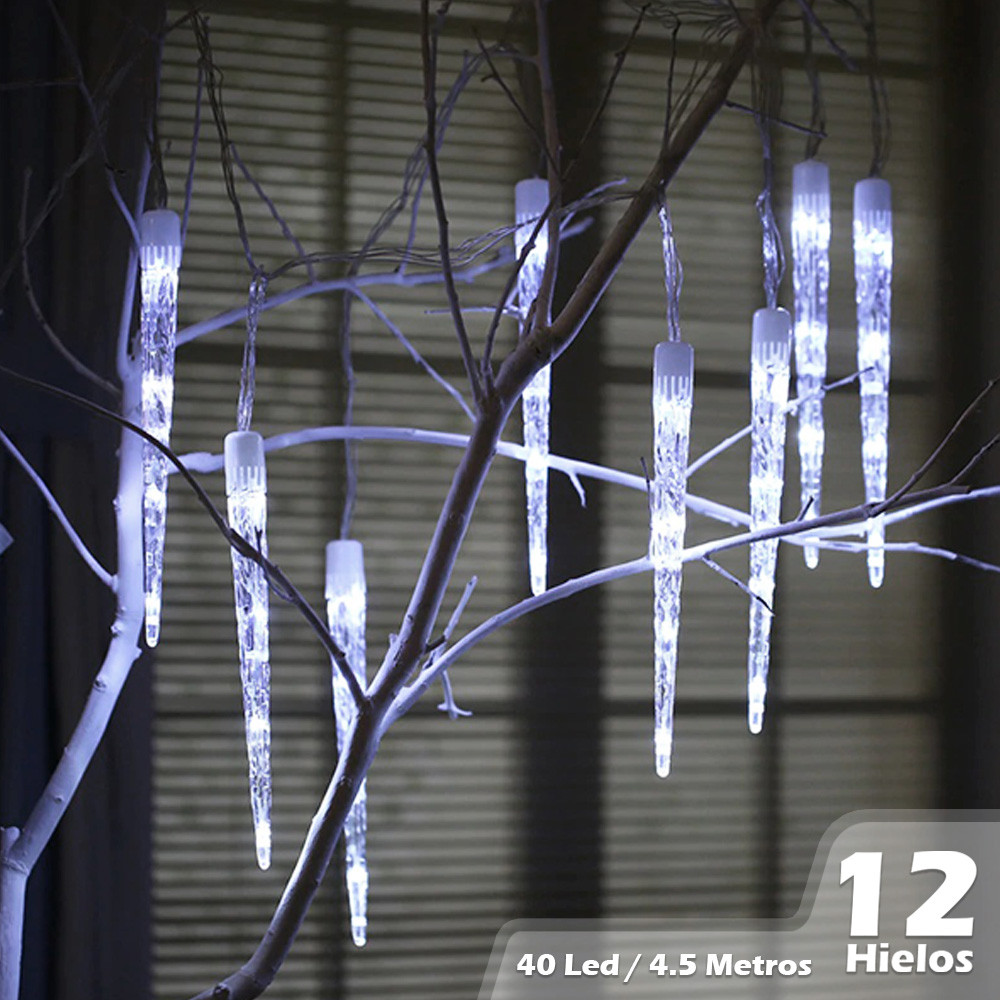 Luz Led Tubo Hielo 4.5M 12 Hielos 2271