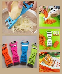 Pelador Cortador Rallador Verduras Fruta