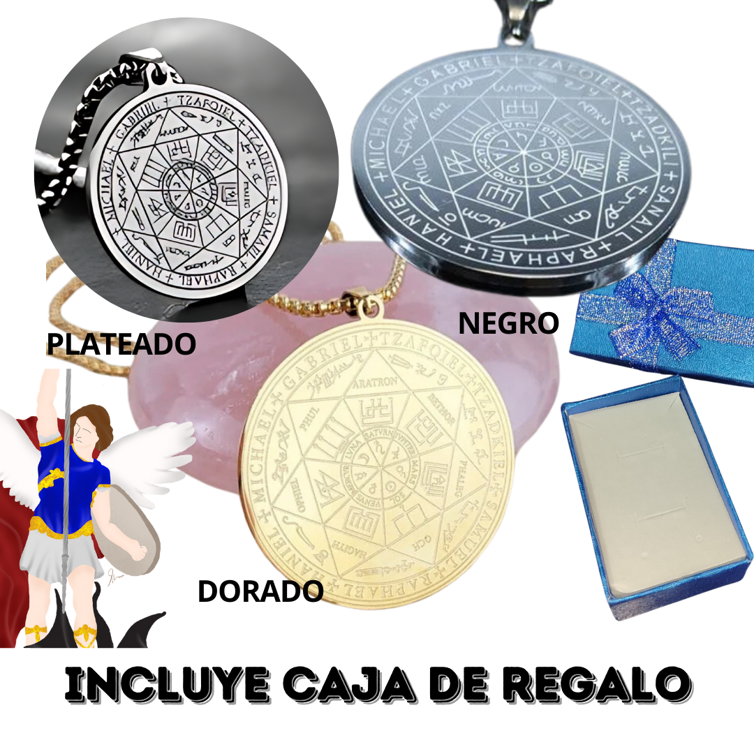 Collar Sello 7 Arcangeles +CAJAREGALO DP