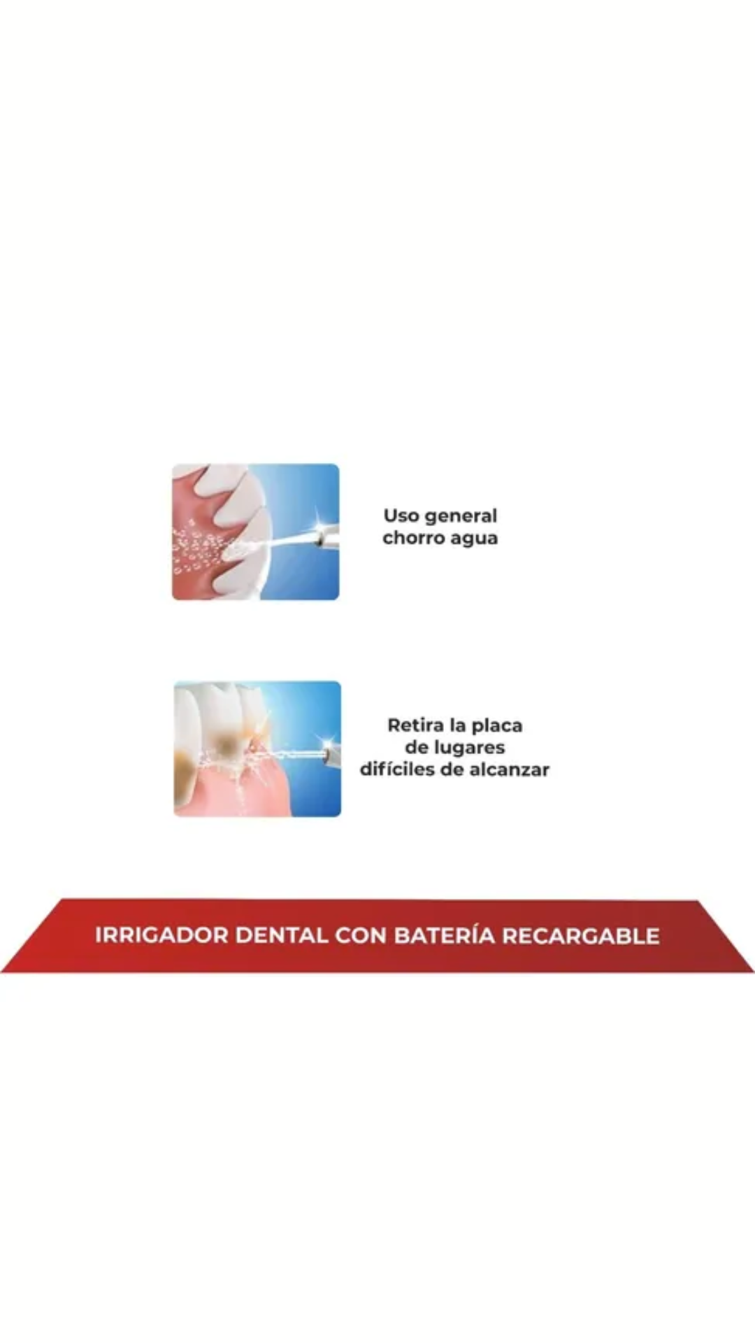 Miniatura 3 de Irrigador Bucal Dental 3 Modos De Trabaj