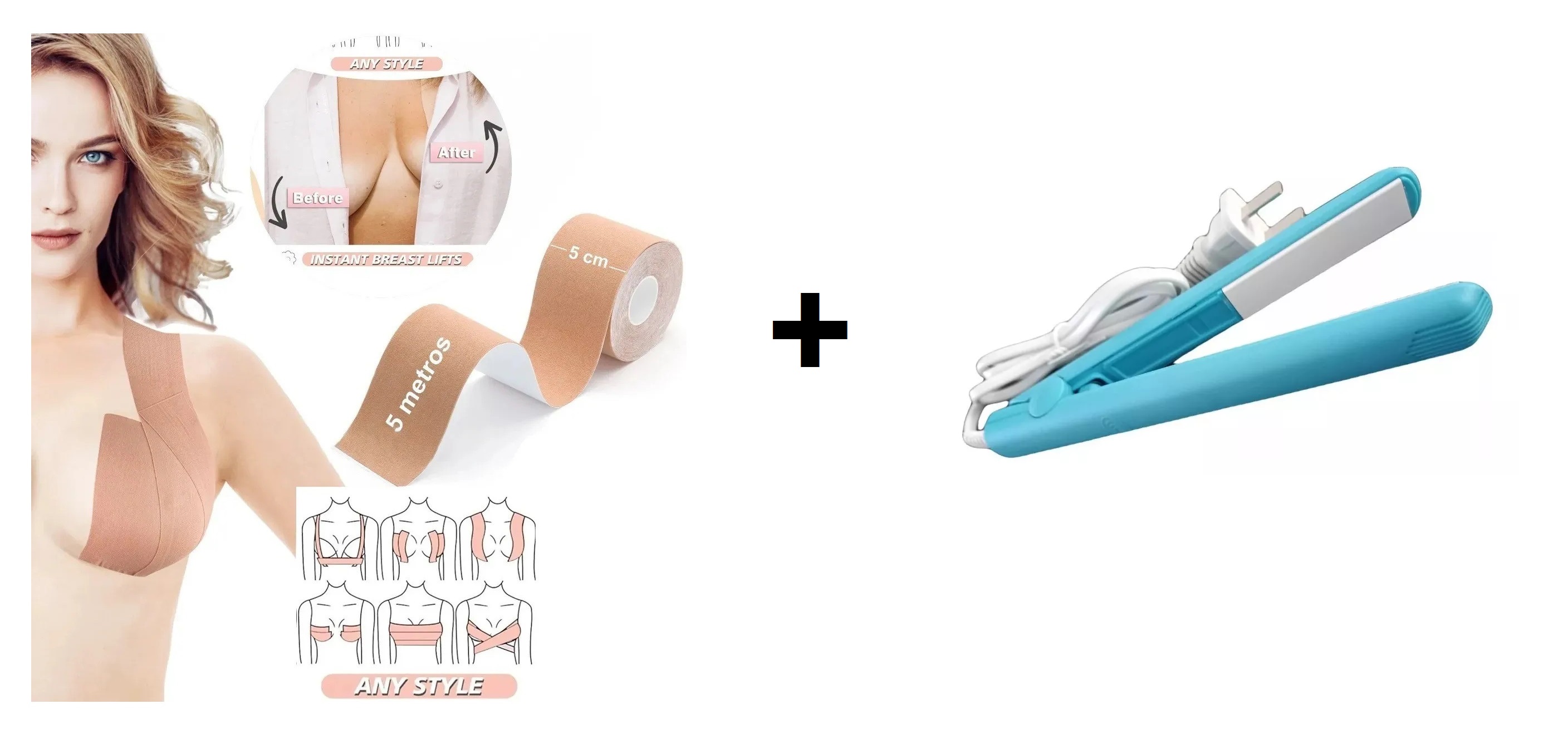 Miniatura 3 de Plancha Mini Viajera + Cinta Levanta Bus