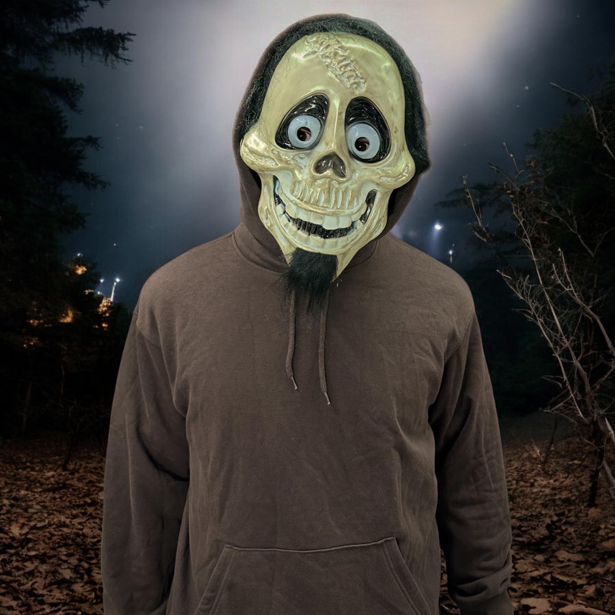 Miniatura 4 de Mascara Calavera Pelo Halloween OF-1387