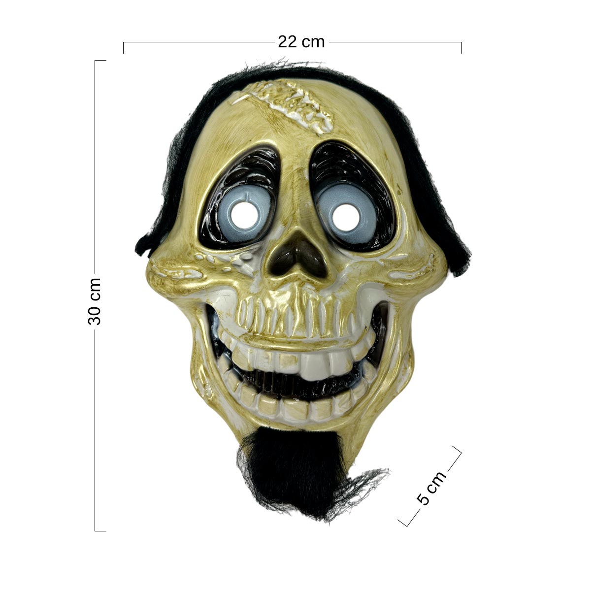 Miniatura 2 de Mascara Calavera Pelo Halloween OF-1387