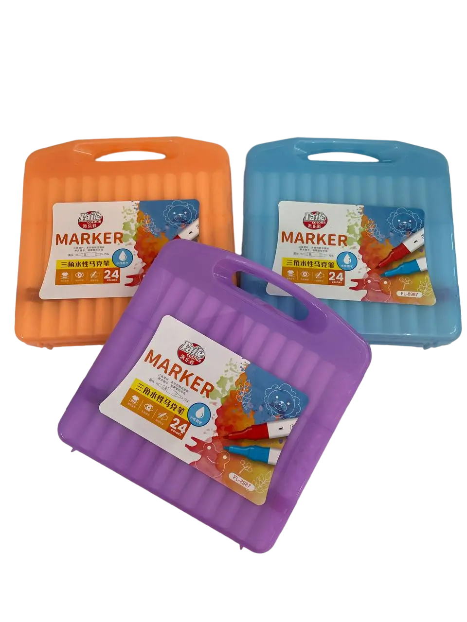 Marcadores doble punta x24 FL8987-24