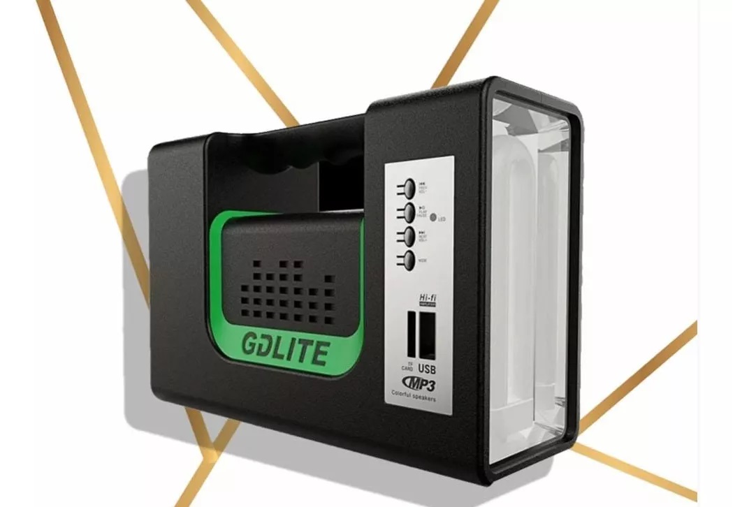 Kit Panel Solar 3 Bombillos Radio GD10