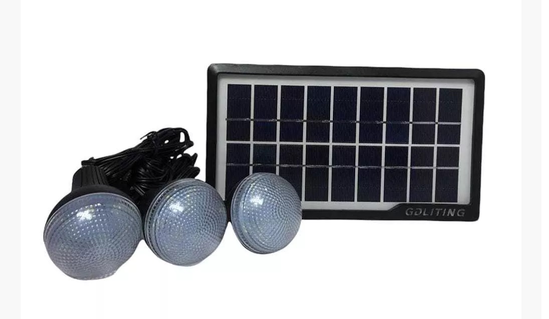Miniatura 3 de Kit Panel Solar 3 Bombillos Radio GD10