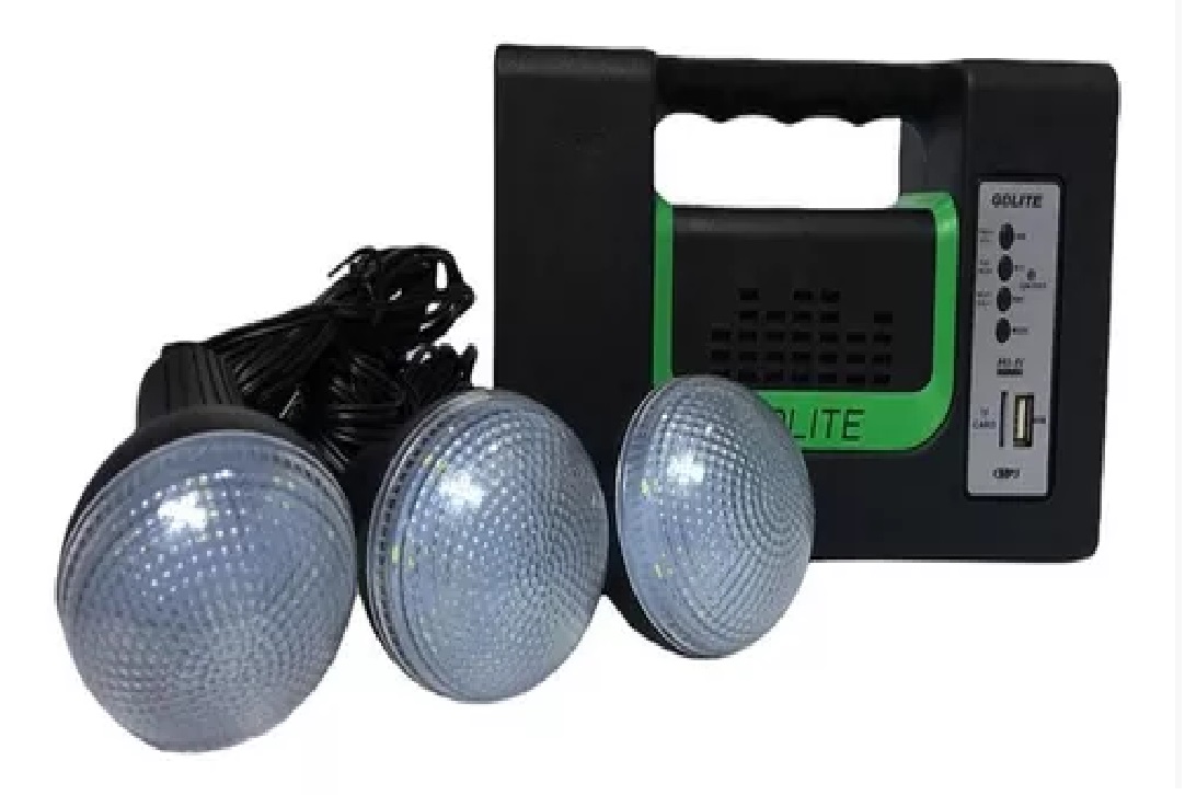 Miniatura 6 de Kit Panel Solar 3 Bombillos Radio GD10