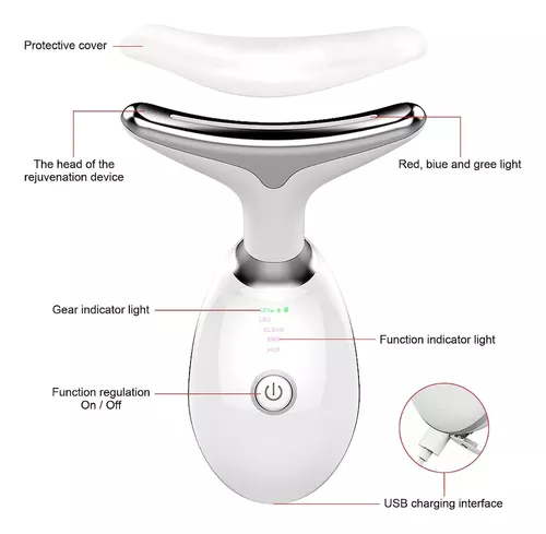Miniatura 2 de MASAJEADOR FACIAL REDUCTOR PAPADA