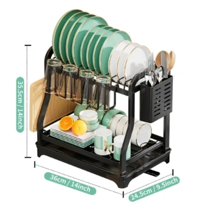 ESCURRIDOR PLATOS 2 NIVELES AHORRADOR