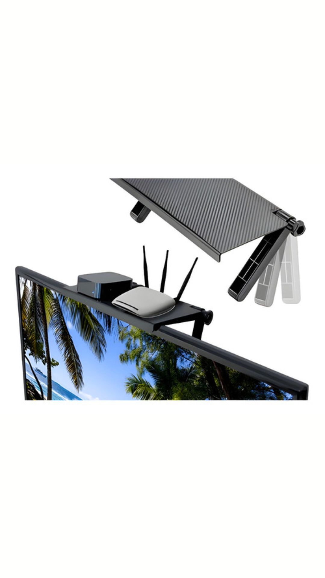 Miniatura 4 de Base Plegable Estante Soporte Para TDT