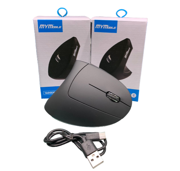 Miniatura 2 de Mouse Ergonómico Recargable Rf-7043 BT
