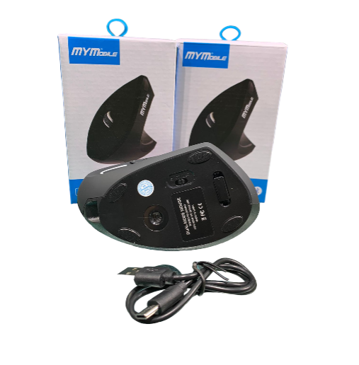 Miniatura 4 de Mouse Ergonómico Recargable Rf-7043 BT