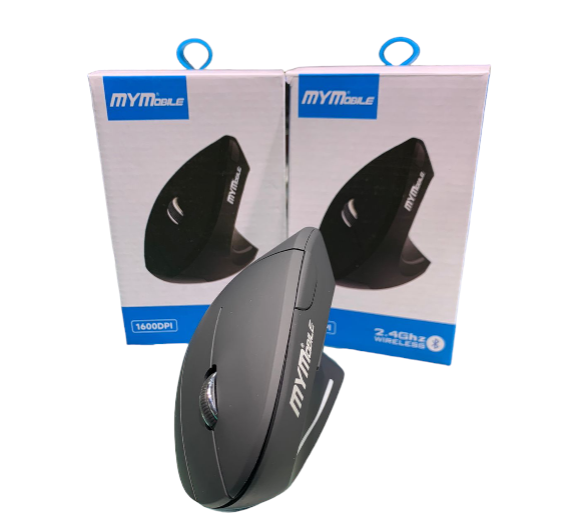 Miniatura 3 de Mouse Ergonómico Recargable Rf-7043 BT