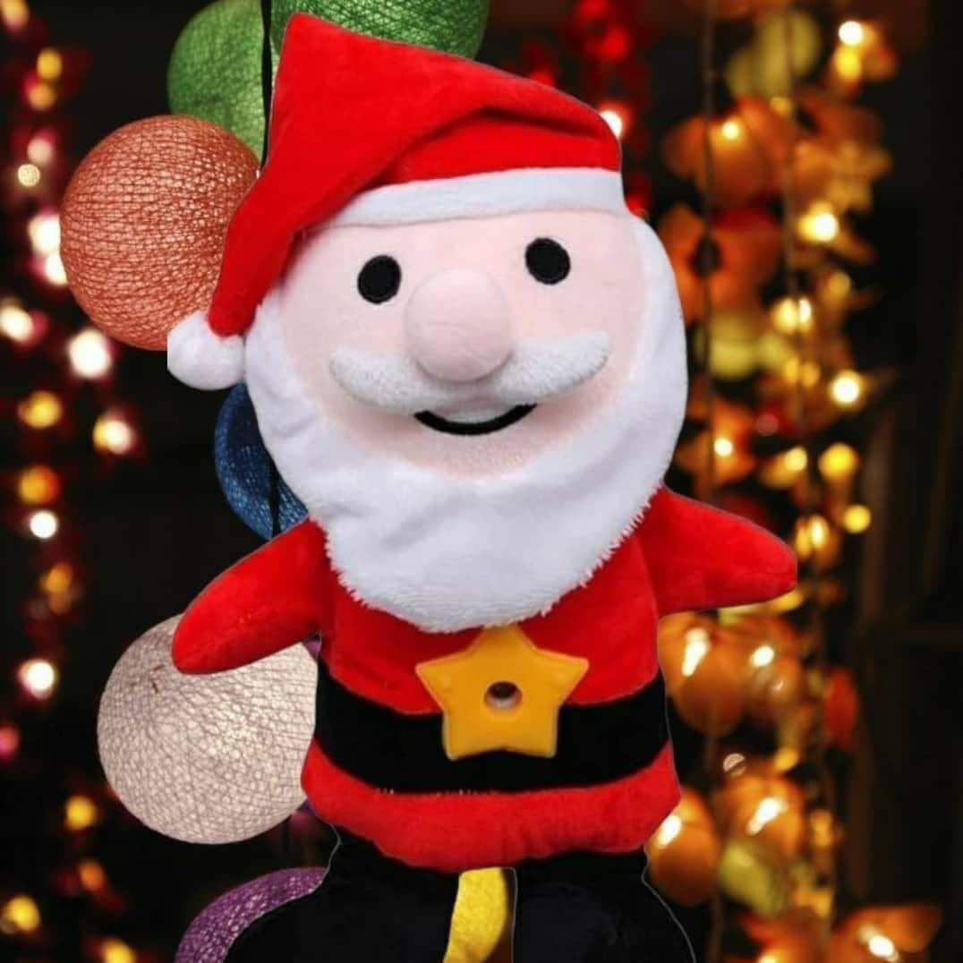 Peluche con Proyección de Luz Papá Noel