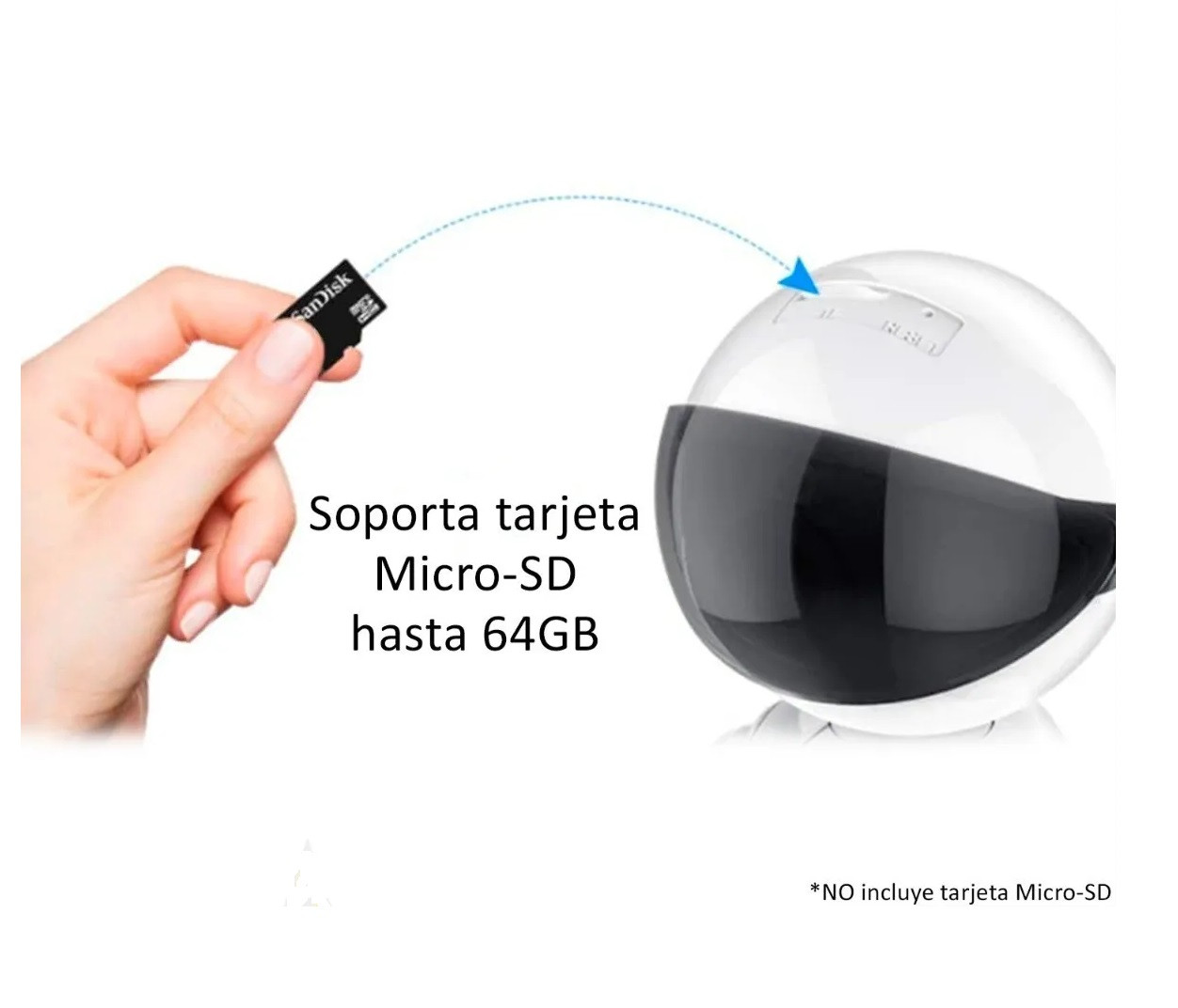 Miniatura 5 de Cámara Ip Forma De Robot Visión Nocturna