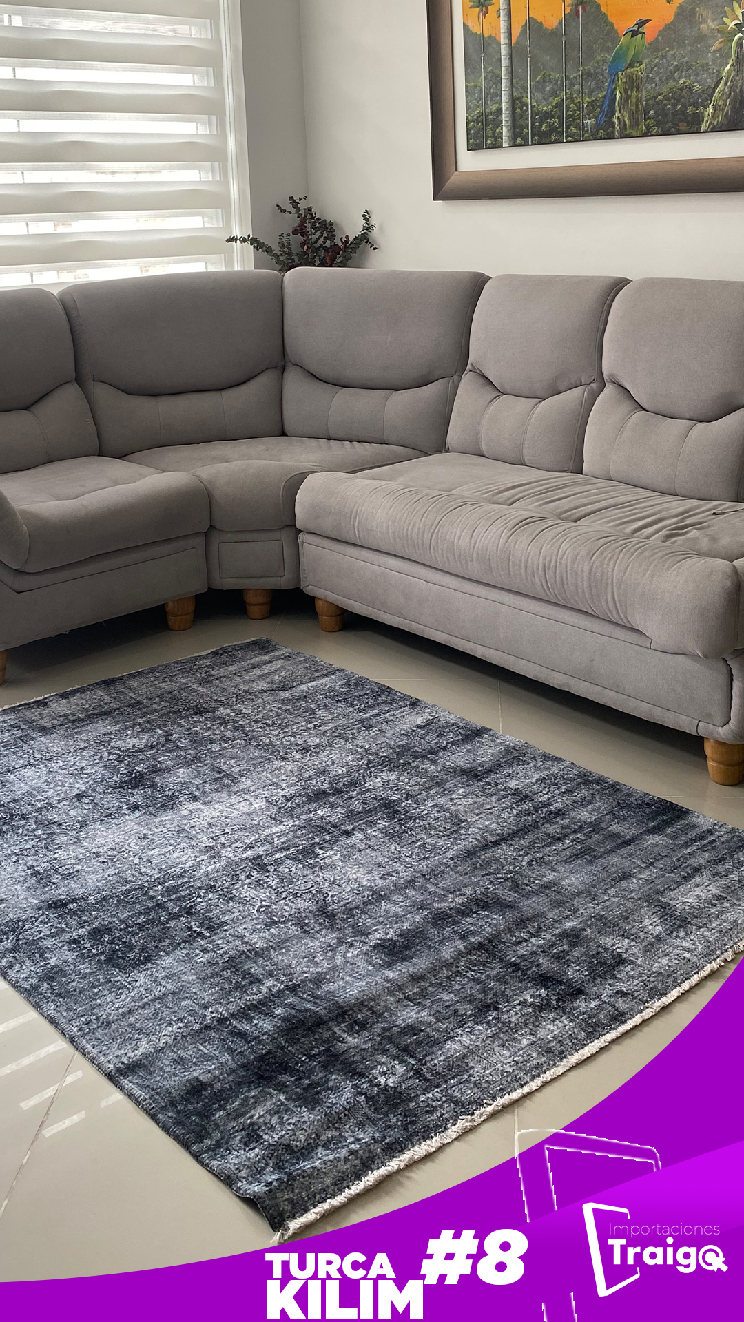 ALFOMBRA TURCA KILIM 1.20MT X 1.70MT